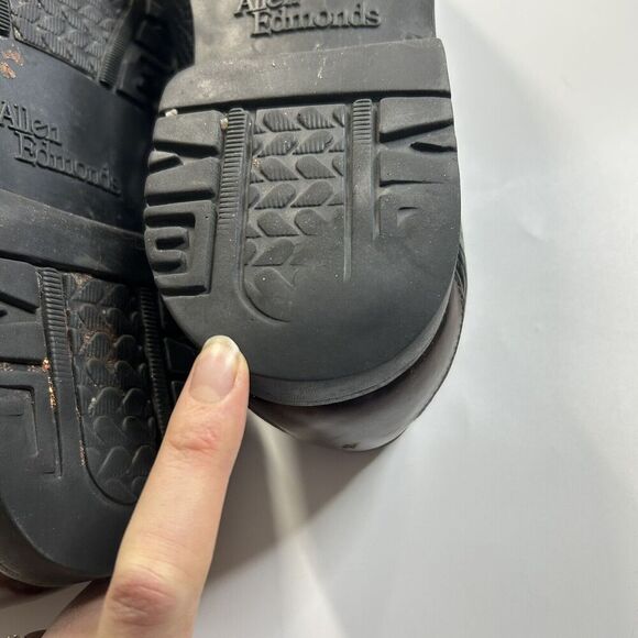 Allen Edmonds Nashua Loafer Men’s 11 D Brown Leather Tassel Slip On Dress - Picture 8 of 9